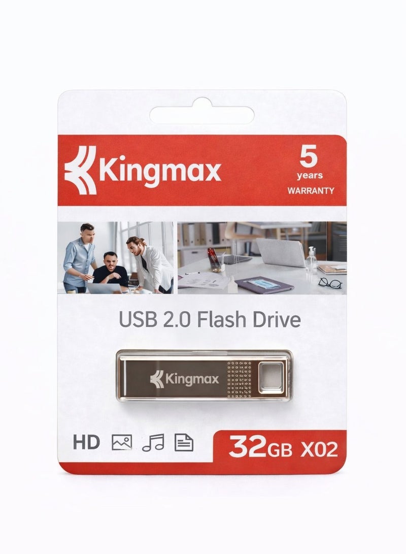 X02 USB 2.0 Flash Drive - 32 GB